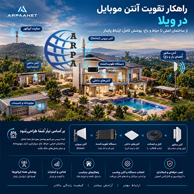 راهکار حل مشکل آنتن‌دهی موبایل در ویلا ها